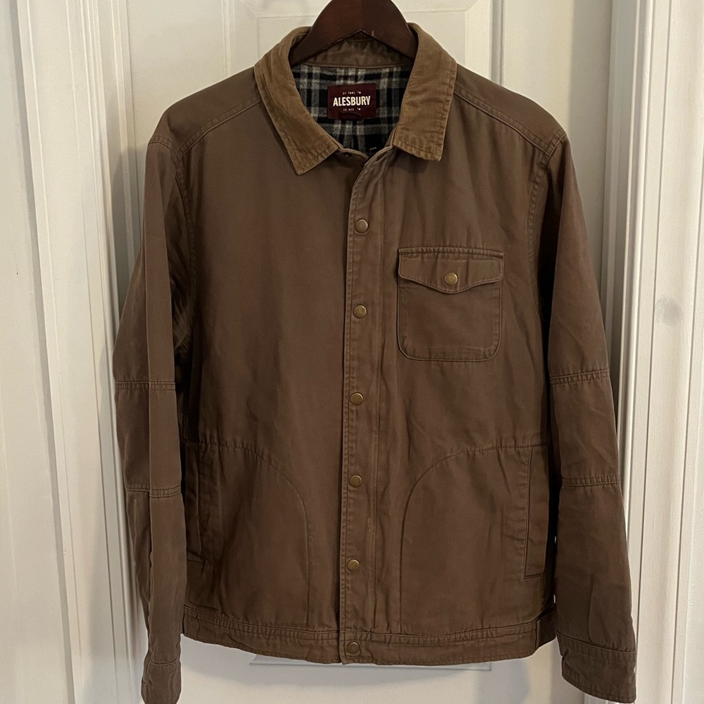 Alesbury Quilt Lined Field Jacket‎ Light Olive